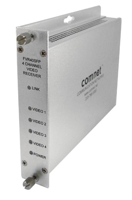 Comnet FVT40SFP 4 Channel Video Transmitter