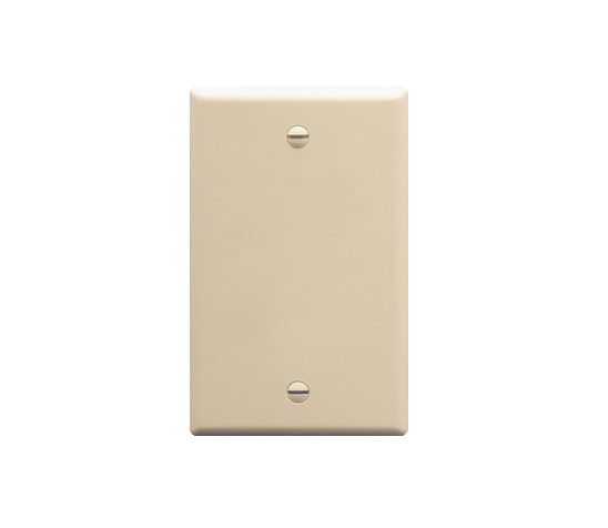 ICC IC630EB0AL Faceplate, 1 Gang, Blank, Almond