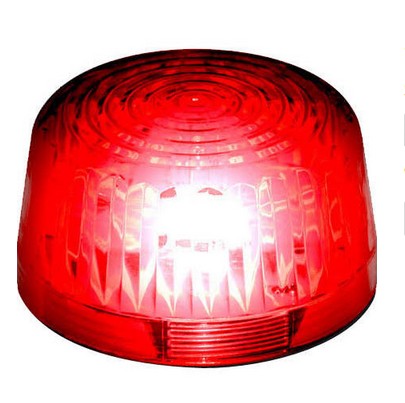 Seco Larm SL 126LQ R Replacement Lens for SL 126Q/R, SL 126 A24Q/R or SL 1301 BAQ/R Strobe Lights, Red