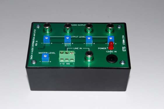 ETS SMDA4 4 Channel Active Microphone Distribution Amplifier