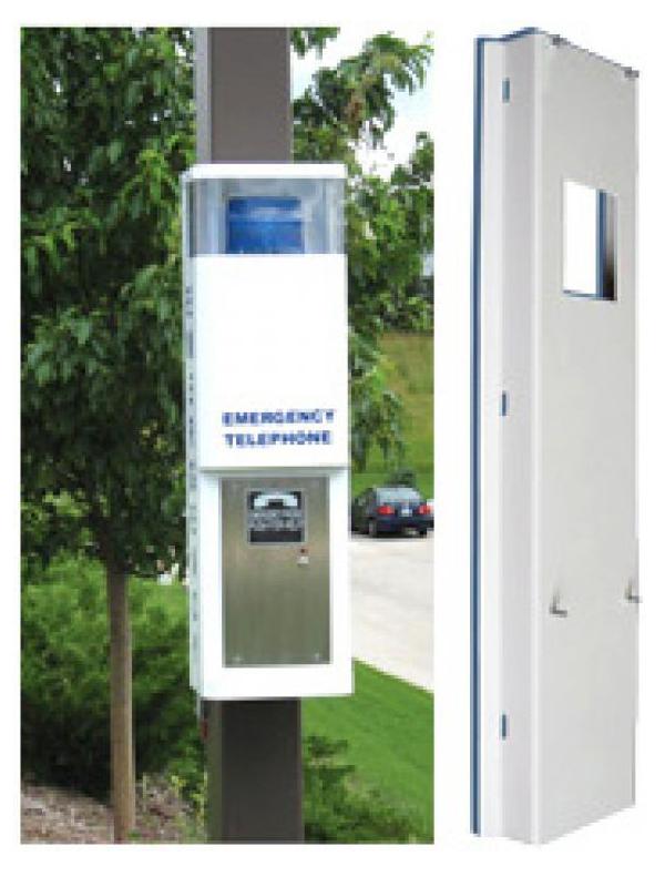 Alpha ABLPMBCSSS Call Station Pole Mount Bracket, Stainless Steel