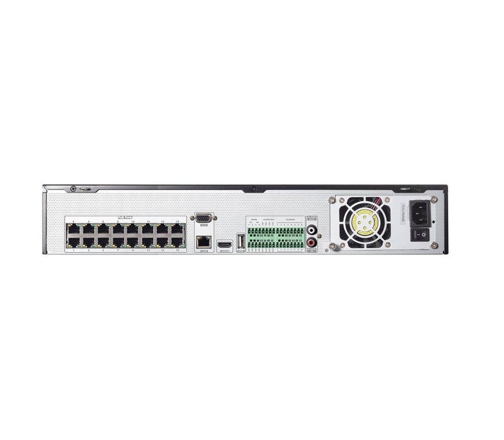 Cantek Plus CTPR-NH416P16-1T 16 Channels Network Video Recorder, Built-in PoE, 1TB