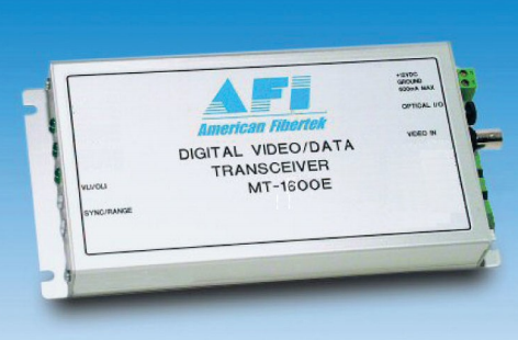 American Fibertek MT 1600E Module Transmitter Video / Up the Coax Data, Multi Mode System