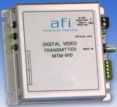 American Fibertek MTM 910 Single Channel Module Transmitter Digital Video System