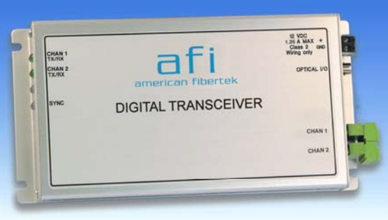 American Fibertek MX 482 ST Dual Multiprotocol Configurable Data System Multi mode 2 Fiber