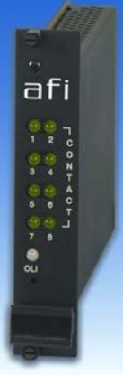 American Fibertek RT 81SL 8 Channels Contact Closure System with Power Fail Safe, Singlemode