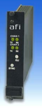 American Fibertek RT 9P888 24 Bit Digital Audio 3 Channels Rack Card 12dB Multi mode