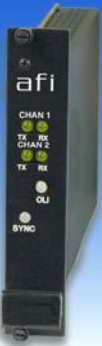 American Fibertek RT 9P999 Triple Contact Rack Card Tx 12dB MM 1 Fiber
