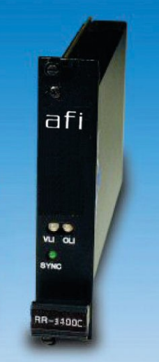 American Fibertek RTM 3400C Rack Card Transmitter   Video Source