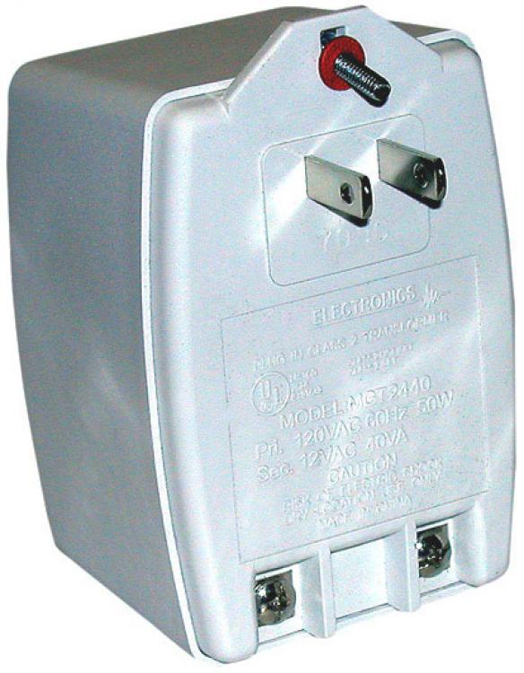 Alpha T1240 U L Listed Plug In Power Transformer, 12VAC 40VA