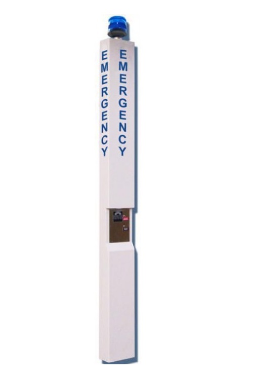 Alpha TPC2 9' Tower 120V/Cell, Blue Strobe