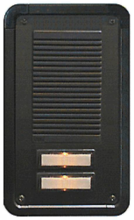 Alpha TT2B 2 Buttons Entry Panel, Brown, Flush