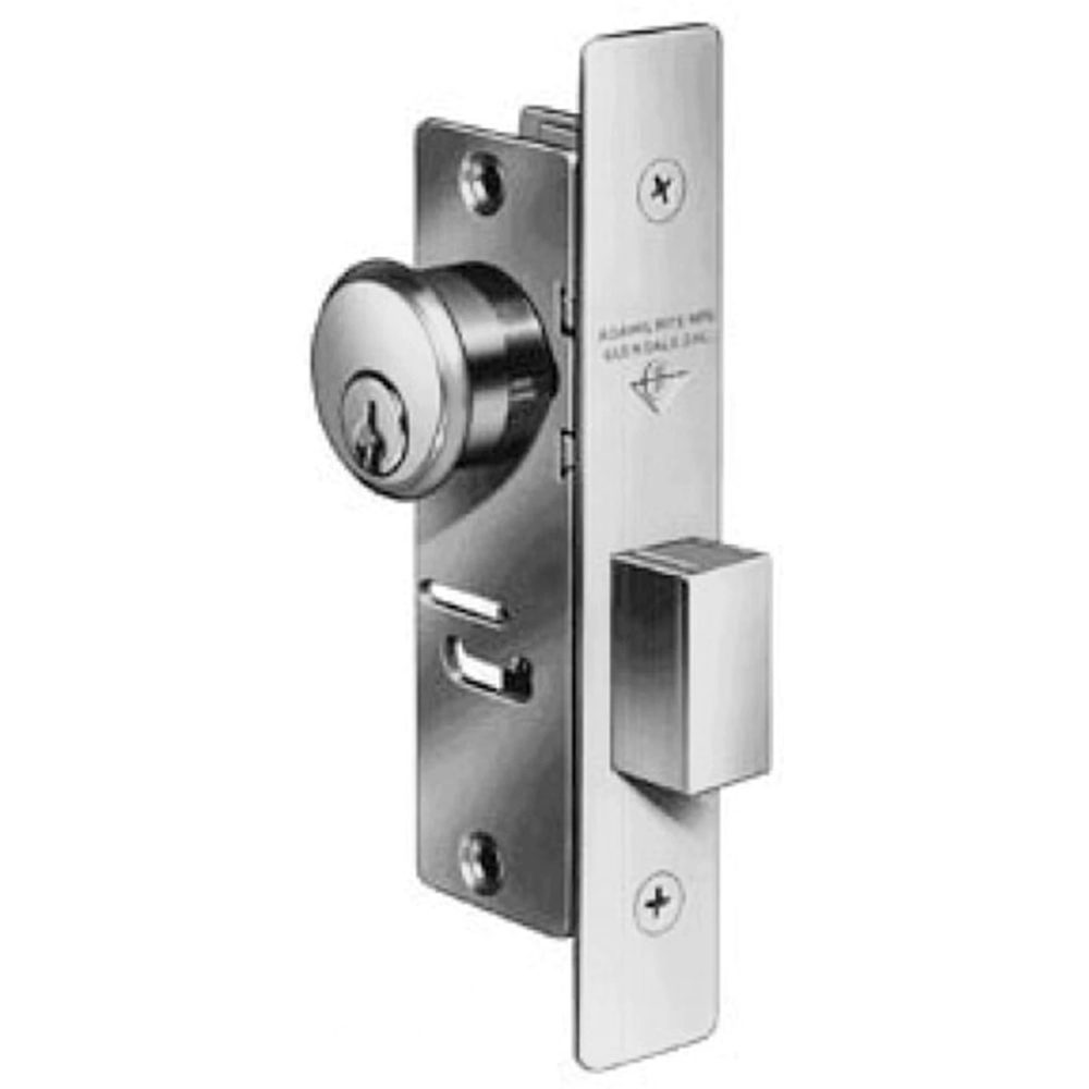 Adams Rite 4072-36-628 Short Throw Deadbolt with Bevel Faceplate and 1-1/8″ Backset in Clear