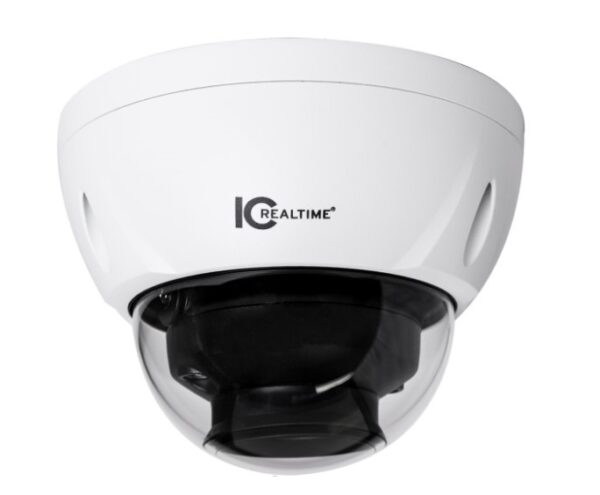 ICRealtime AVS-D8712SL-DP 8 Megapixel HD-AVS Indoor/Outdoor Mid Size Vandal Dome Camera, 3.7-11mm Lens