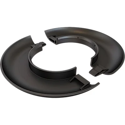 Crimson CAE Decorative Escutcheon plate, Black