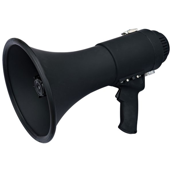 Speco ER370B All-Black 15W Watt Deluxe Megaphone with Siren<span class="codevz-product-category-after-title">Audio</span>