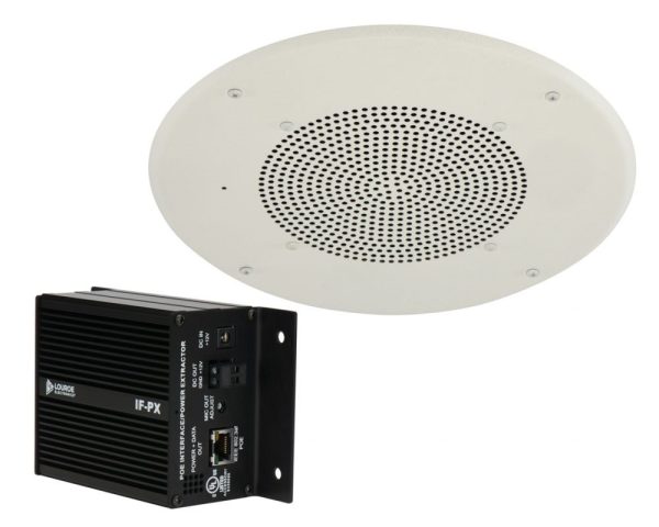 Louroe Electronics LE-348 PoE Extractor Interfaces with Speakerphones, Bi-Directional Microphone<span class="codevz-product-category-after-title">Audio</span>