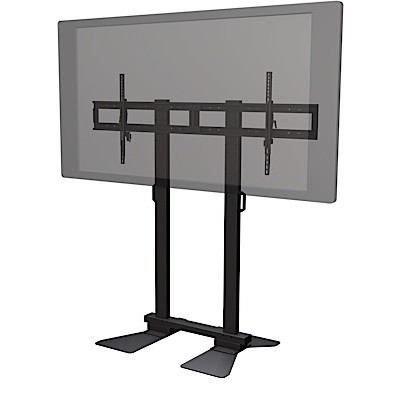 Crimson RSS100 Heavy Duty Floor Stand for Displays Larger Than 70", Black