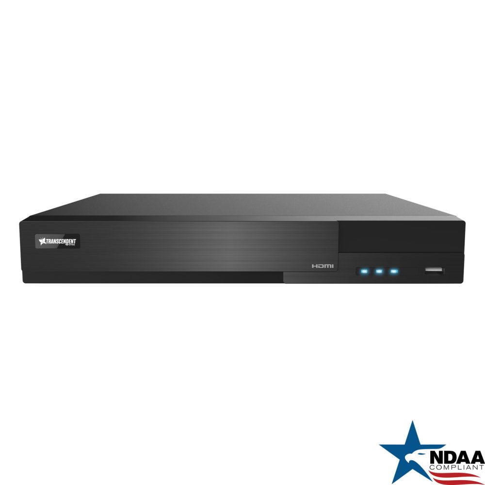 Vitek VT-TR8NHA410-2T 4 Channel Hybrid HD-TVI/AHD/CVI Digital Video Recorder, 2TB