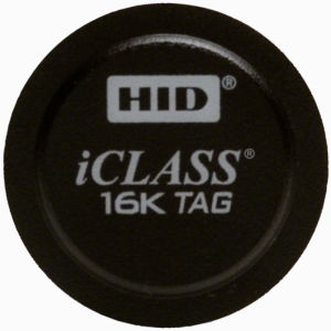 HID 2060CSSNN 206x iCLASS Contactless Smart Tags, 2K Bits (256 Bytes) with 2 Application Areas