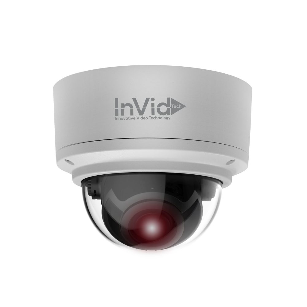 InVid ELEV-P5DRXIR28N 5 Megapixel IP Plug & Play Outdoor IR Dome Camera with 2.8mm Lens