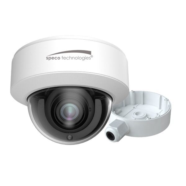 Speco V5D1M 5MP HD-TVI IR Dome Camera with 2.8-12mm Lens and Included Junction Box