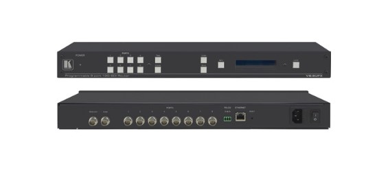 Kramer VS 8UFX 8–Port 12G SDI Matrix Switcher with Interchangeable Inputs & Outputs