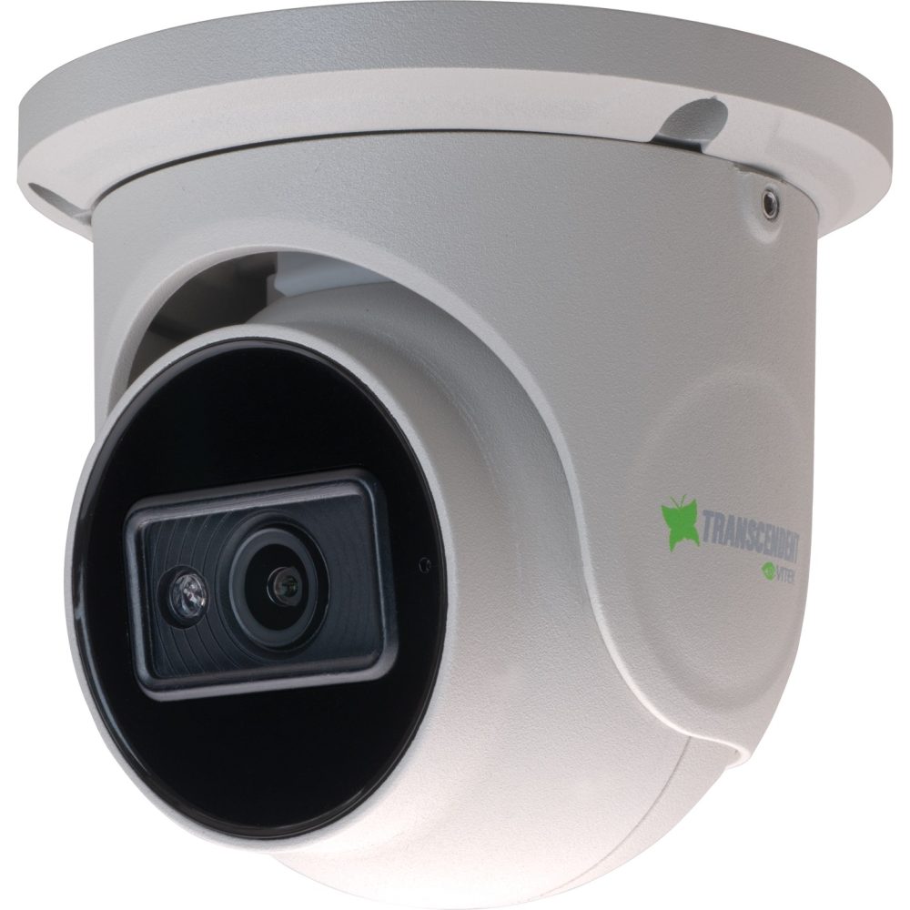 Vitek VTC-TNT5RFEA-2 5 Megapixel Outdoor IR Network Turret Camera with 2.8mm Lens, White