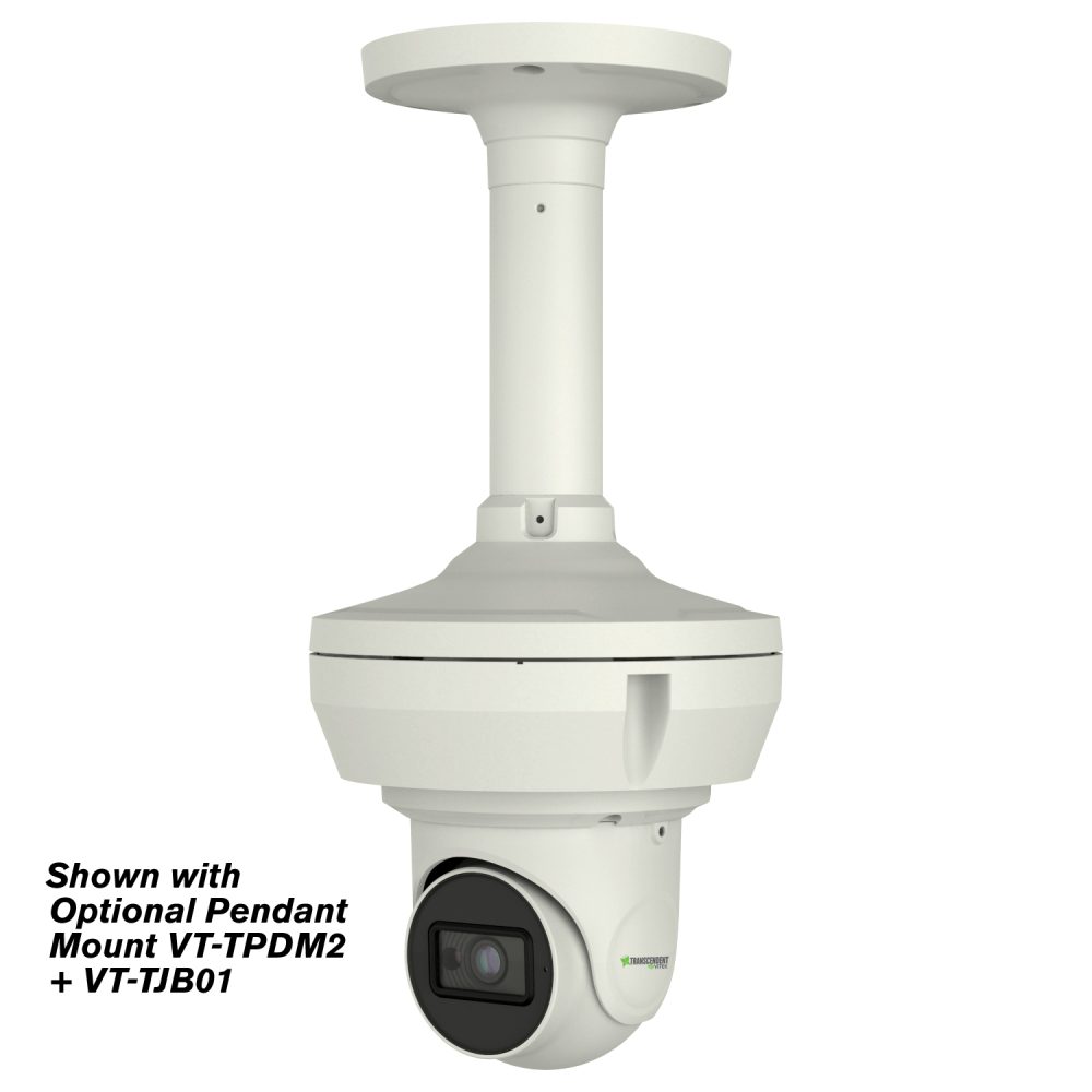 Vitek VTC-TNT5RFEA-2 5 Megapixel Outdoor IR Network Turret Camera with 2.8mm Lens, White