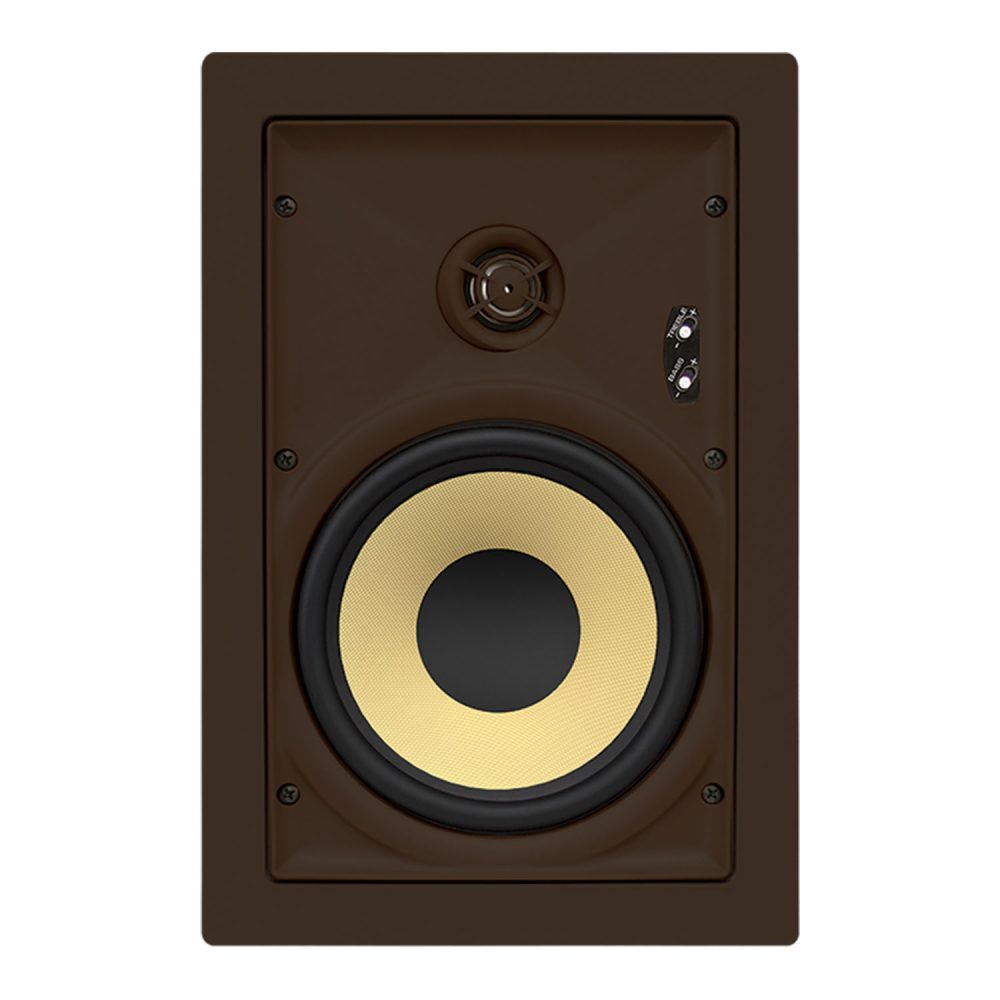 Linear W695S In-Wall Speakers with 6½” Kevlar Woofers, 1″ Pivoting Aluminum Tweeters and Tone Switches